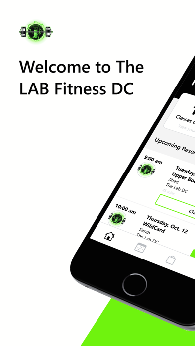 The LAB DC iPhone screenshot 1 - Health & Fitness app