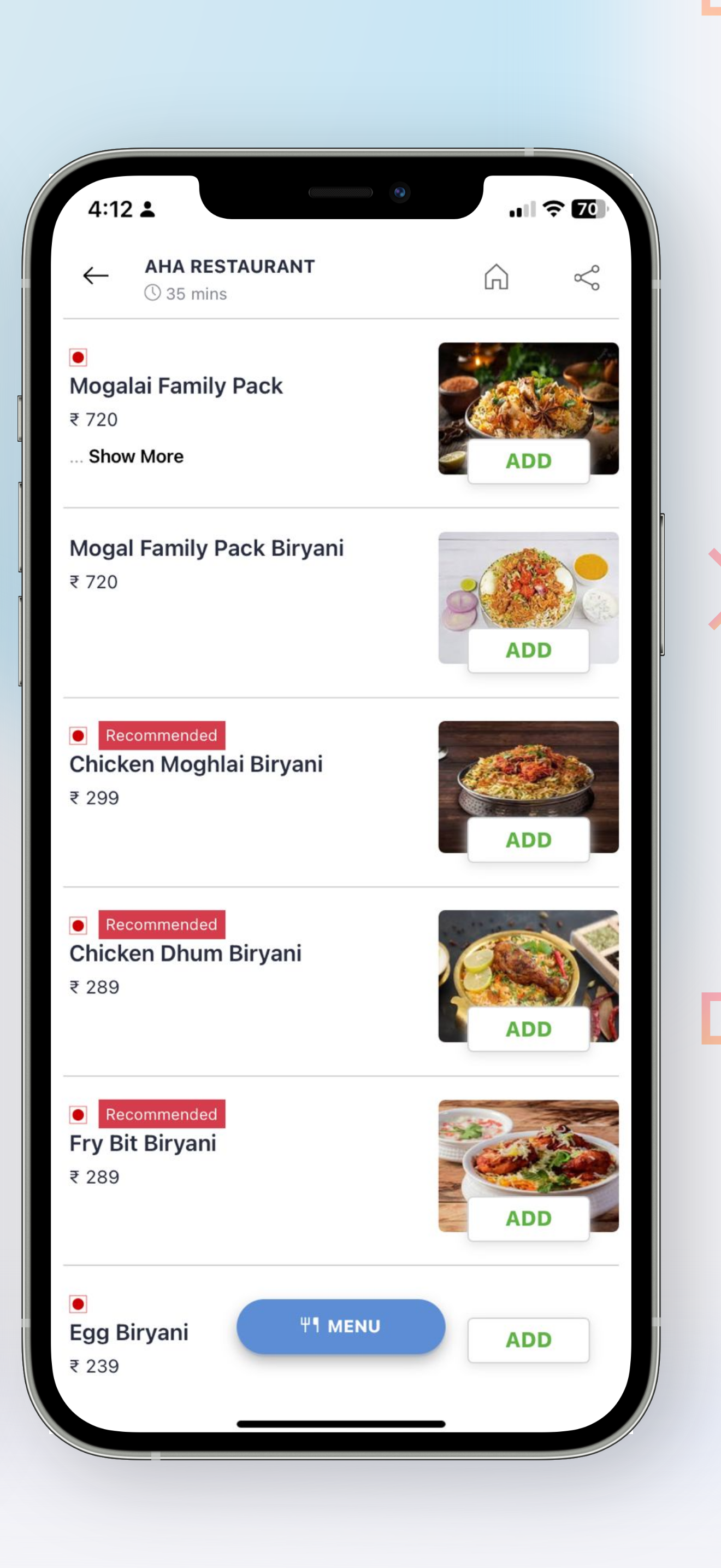 InFood Food Delivery App screenshot 5