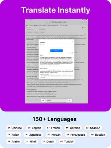 Video to Text - Transcribe AI iPad screenshot