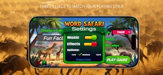 Word Safari - African Trivia screenshot