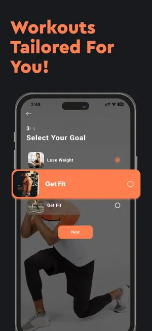 Home Fitness - Workout Matrix screenshot 2