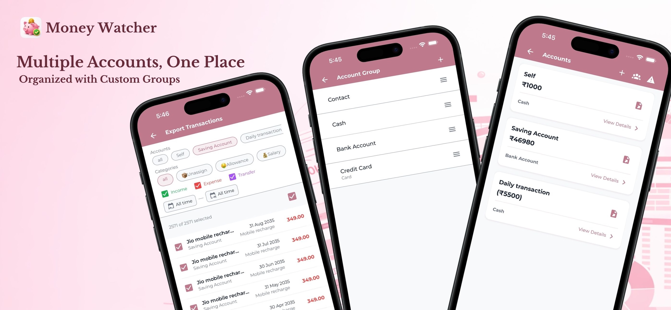 MoneyWatcher - MoneyManager screenshot 6