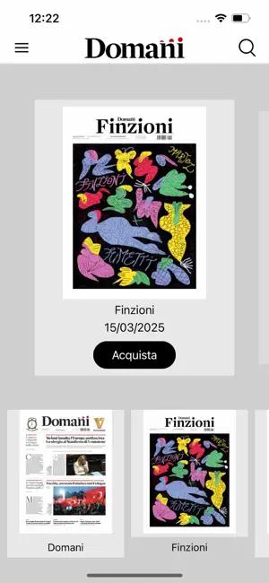 Domani iPhone screenshot 3