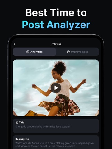 Reels Trends AI Video Analyzer iPad screenshot