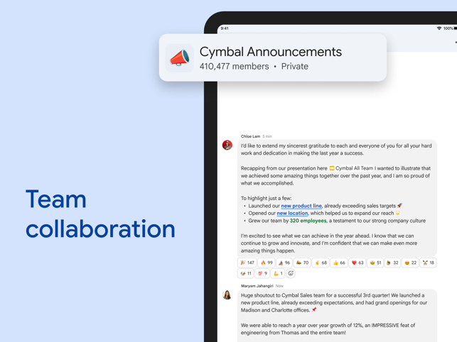 ‎Google Chat Screenshot