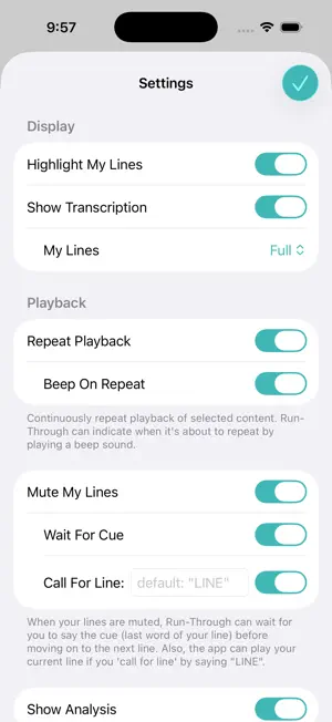 Run-Through: Line Rehearser screenshot 4