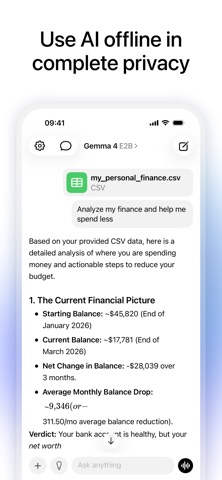 Locally AI by LM Studio iPhone screenshot 2 — productivity app by Element Labs Inc