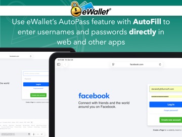 eWallet - Password Manager iPad screenshot