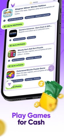 Winero: Surveys & Rewards iPhone screenshot