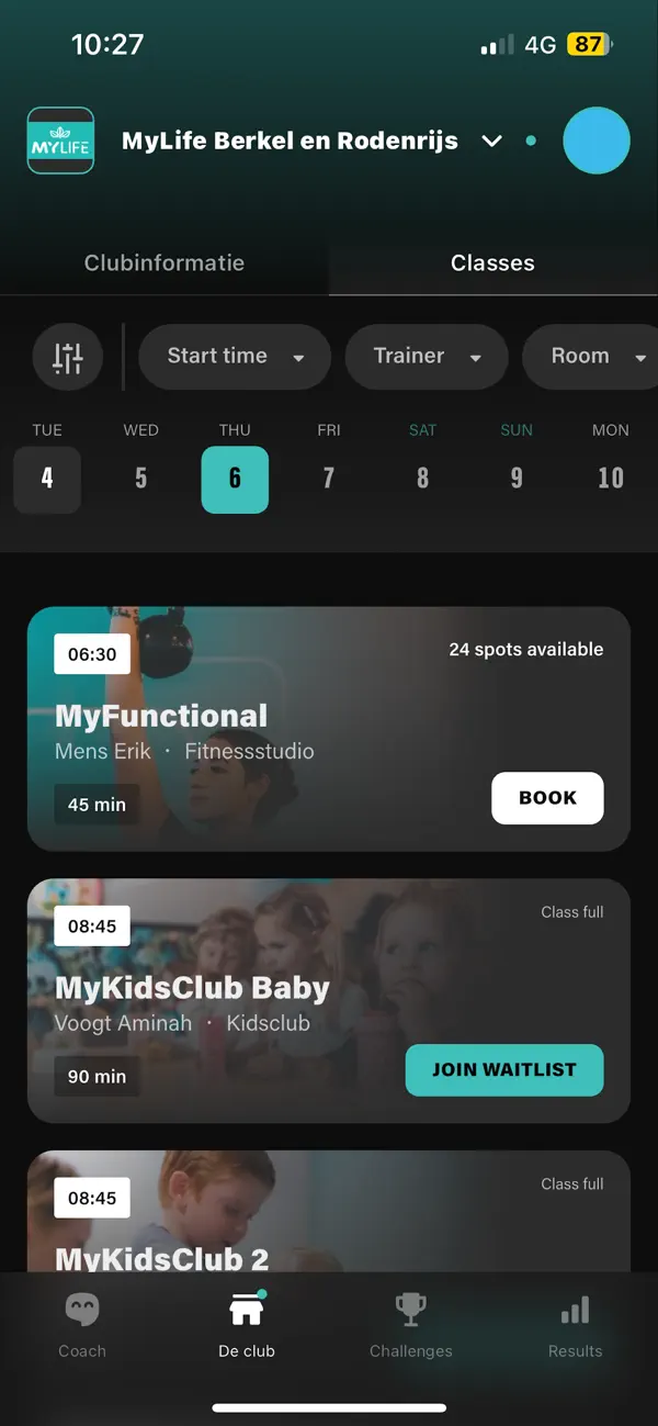 Screenshot #2 pour MyLife Fitness