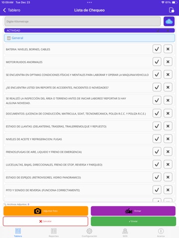 CommandTrackDriver iPad screenshot
