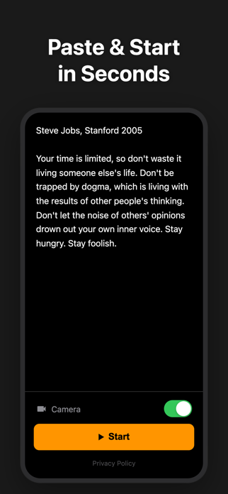 VoiceScroll - Teleprompter Screenshot 4 of 6