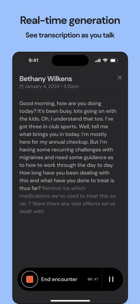 Ambient Scribe screenshot 4