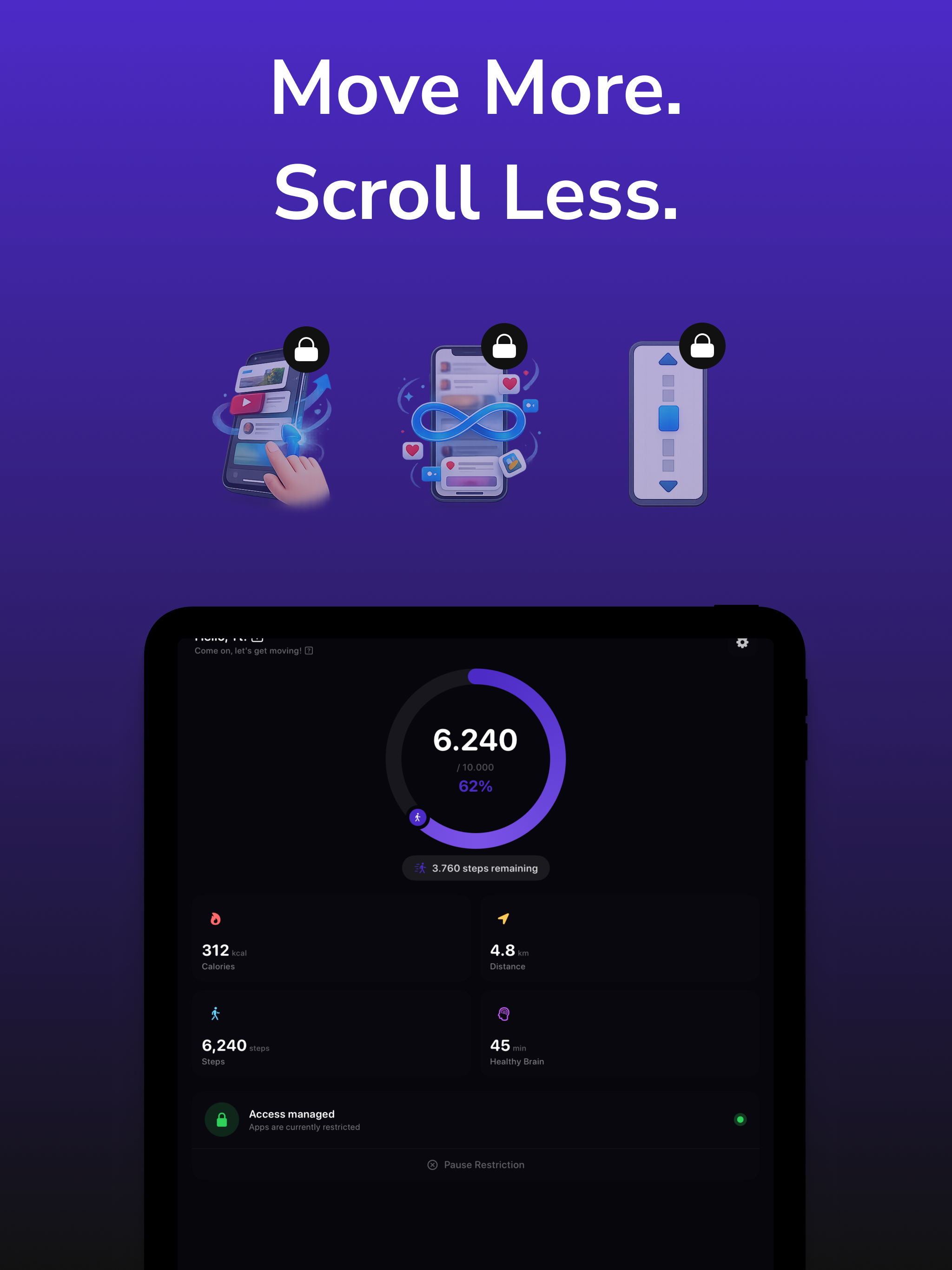 Steps to Unlock: Walk More
