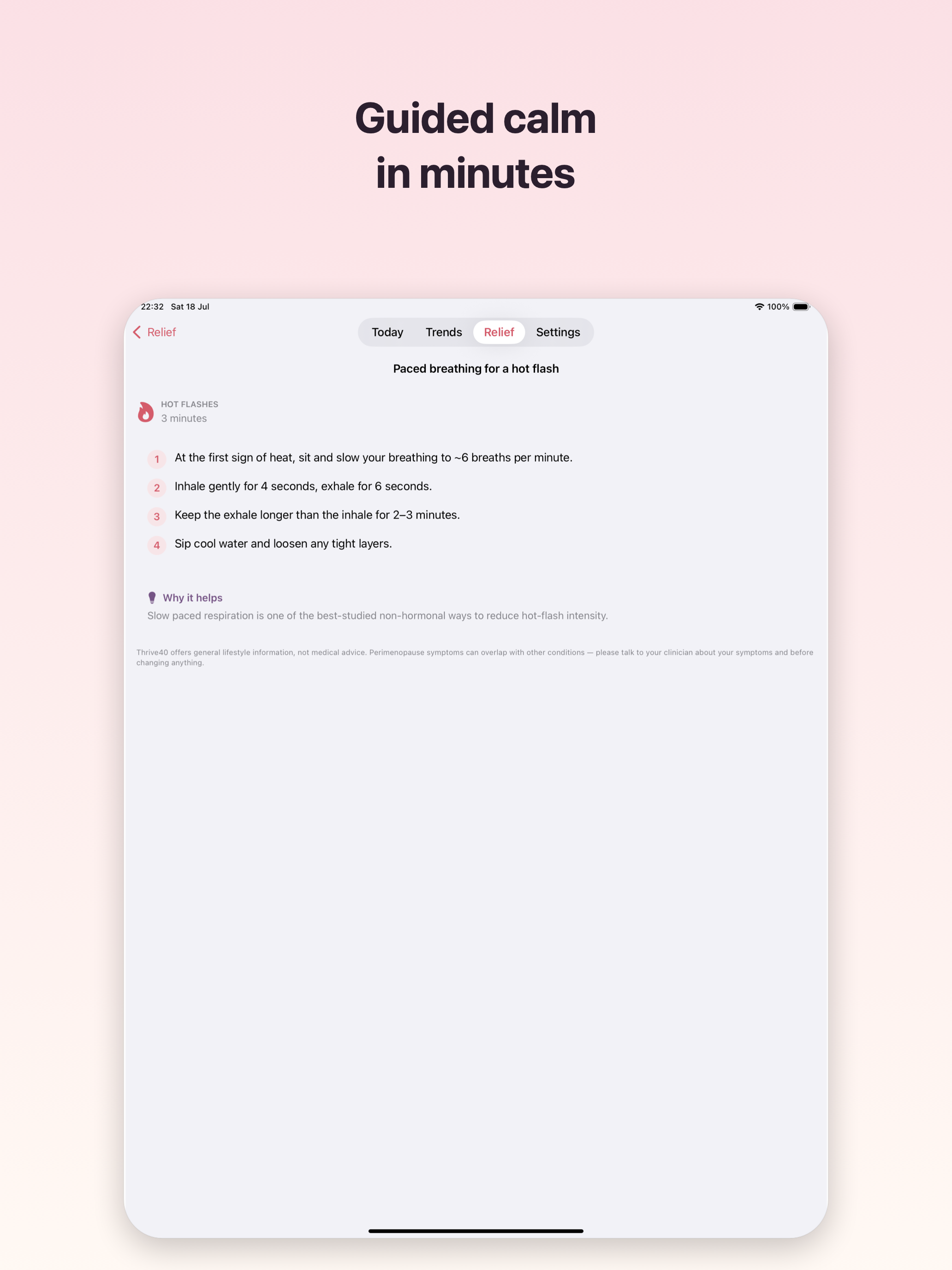 Thrive40: Menopause Tracker screenshot 8
