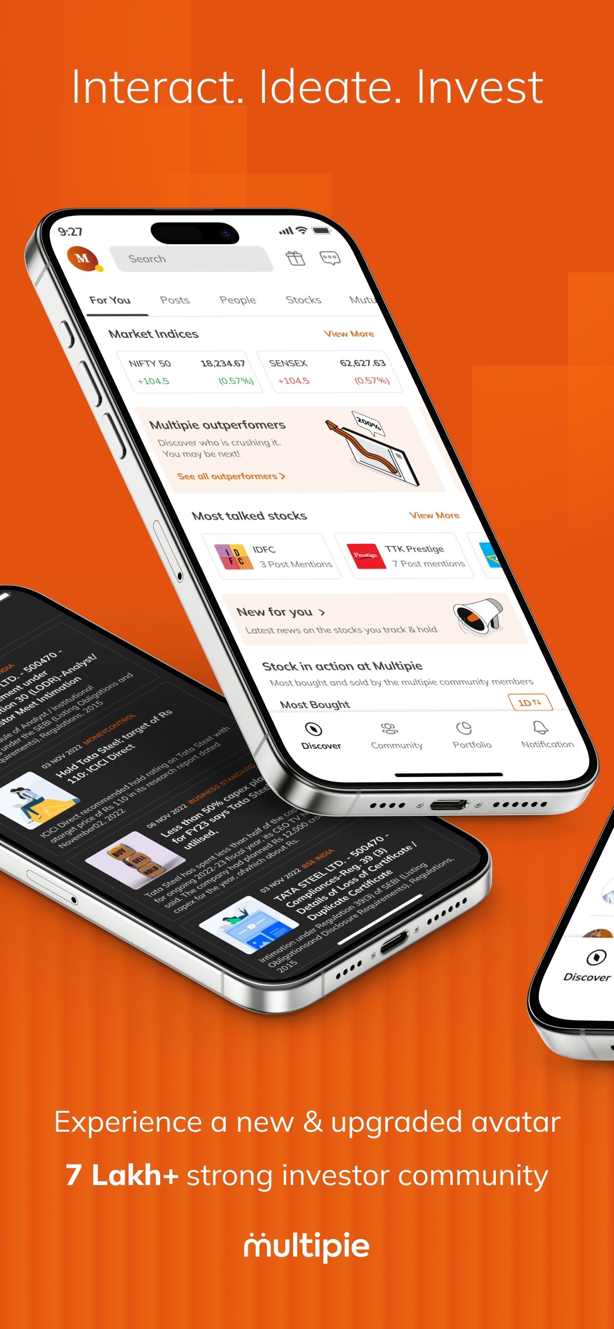 Multipie: Stock, MF, Community