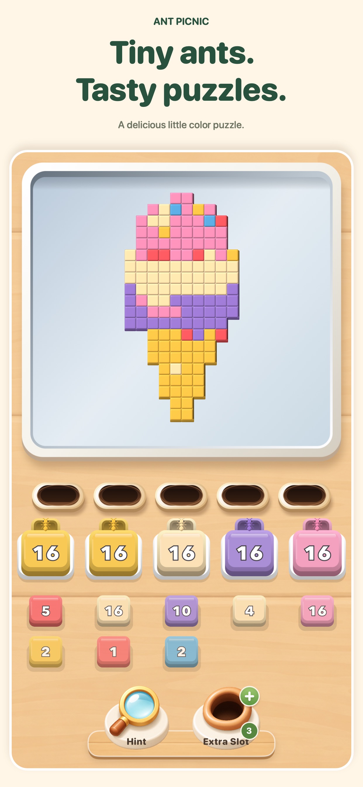 Screenshot 1 of Ant Picnic: Colour Puzzle