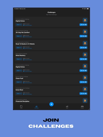 Rhythm - Habit Tracker iPad screenshot