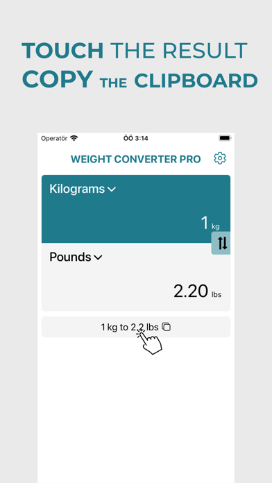 Screenshot #2 pour Weight Converter Pro Kg Lbs
