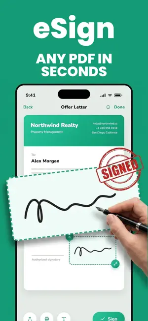 eSign: PDF Signer & Fill Sign screenshot 1