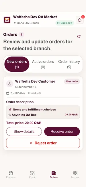 Wafferha - Seller screenshot 2