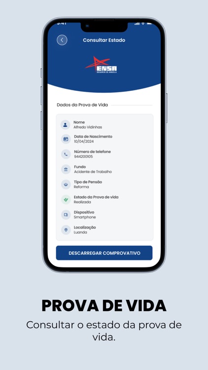 ENSA - Prova de Vida