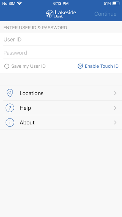 Lakeside Bank Connect Screenshot