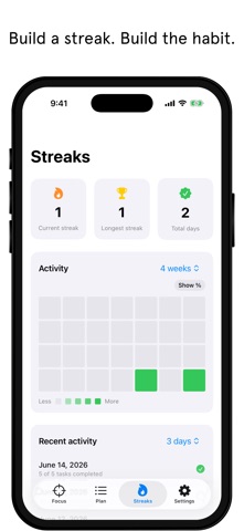 Next Thing: Daily Focus Screenshot 3 of 5