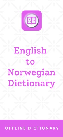 Norwegian Dictionary App screenshot