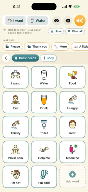 Sayable: AAC Tap to Talk screenshot 2