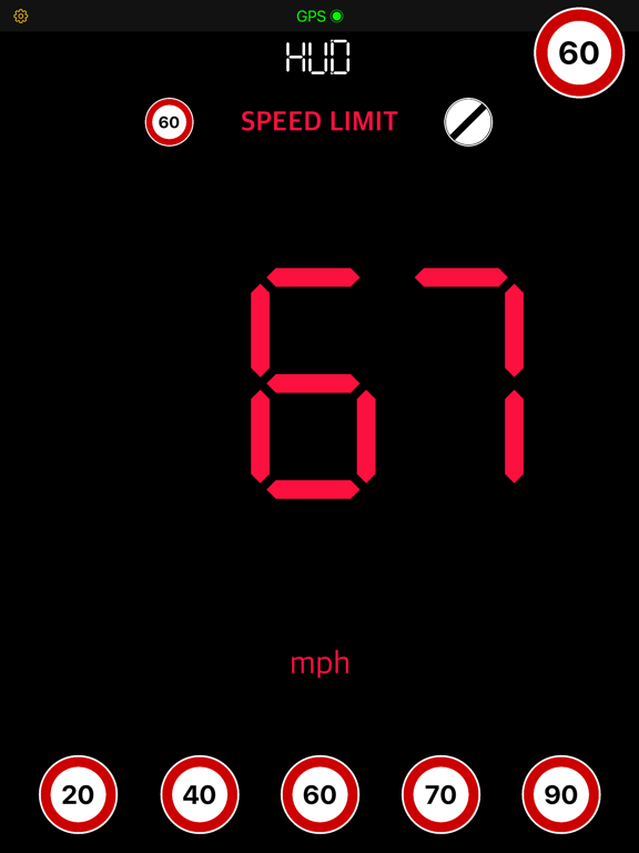 Screenshot #4 pour HUD - Speedometer