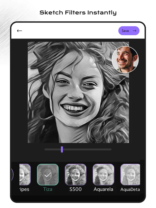 Efecto Lápiz – Editor de Fotos4+_3