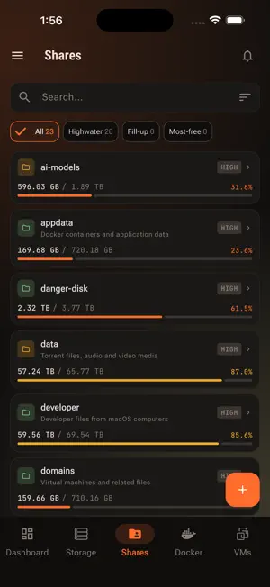 U-Manager for Unraid screenshot 3