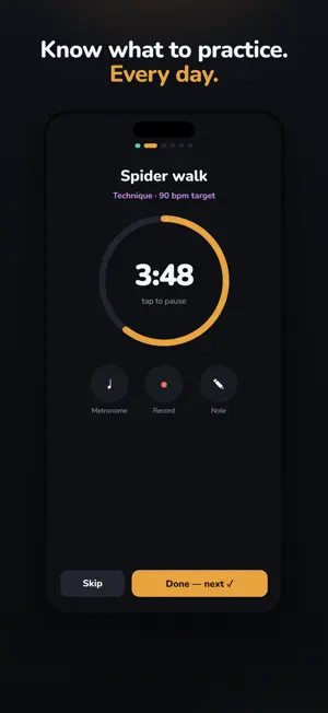 Practimo: Practice Tracker screenshot 1