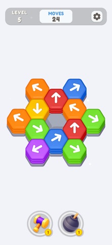 Hexa Shift – Logic Puzzle Screenshot 1 of 5