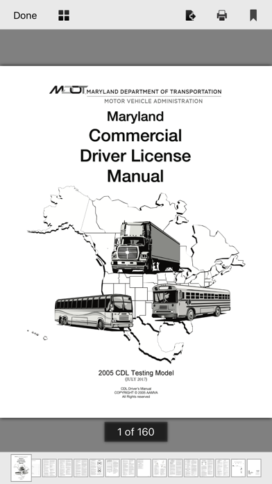 Maryland CDL Test Prep Screenshot