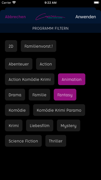 Capitol Cinema Center Werne Screenshot