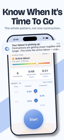 Contraction Timer - Waves Screenshot 5 of 5