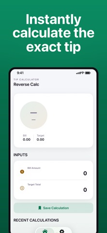 Tip % Reverse Calc Screenshot 1 of 5