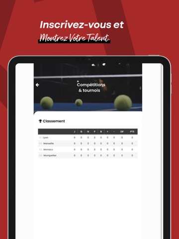 TENNIS CLUB AMIENS iPad screenshot