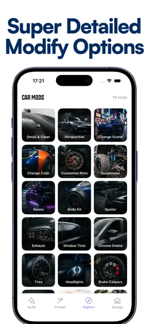 Modify AI: Car Mods & Tuning screenshot 2