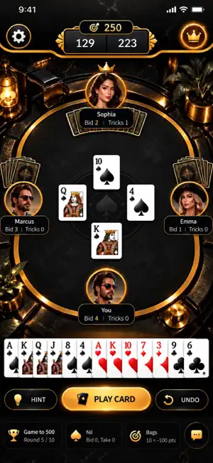 Spades No Ads screenshot 3