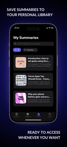 Poddigest - Podcast Insights screenshot