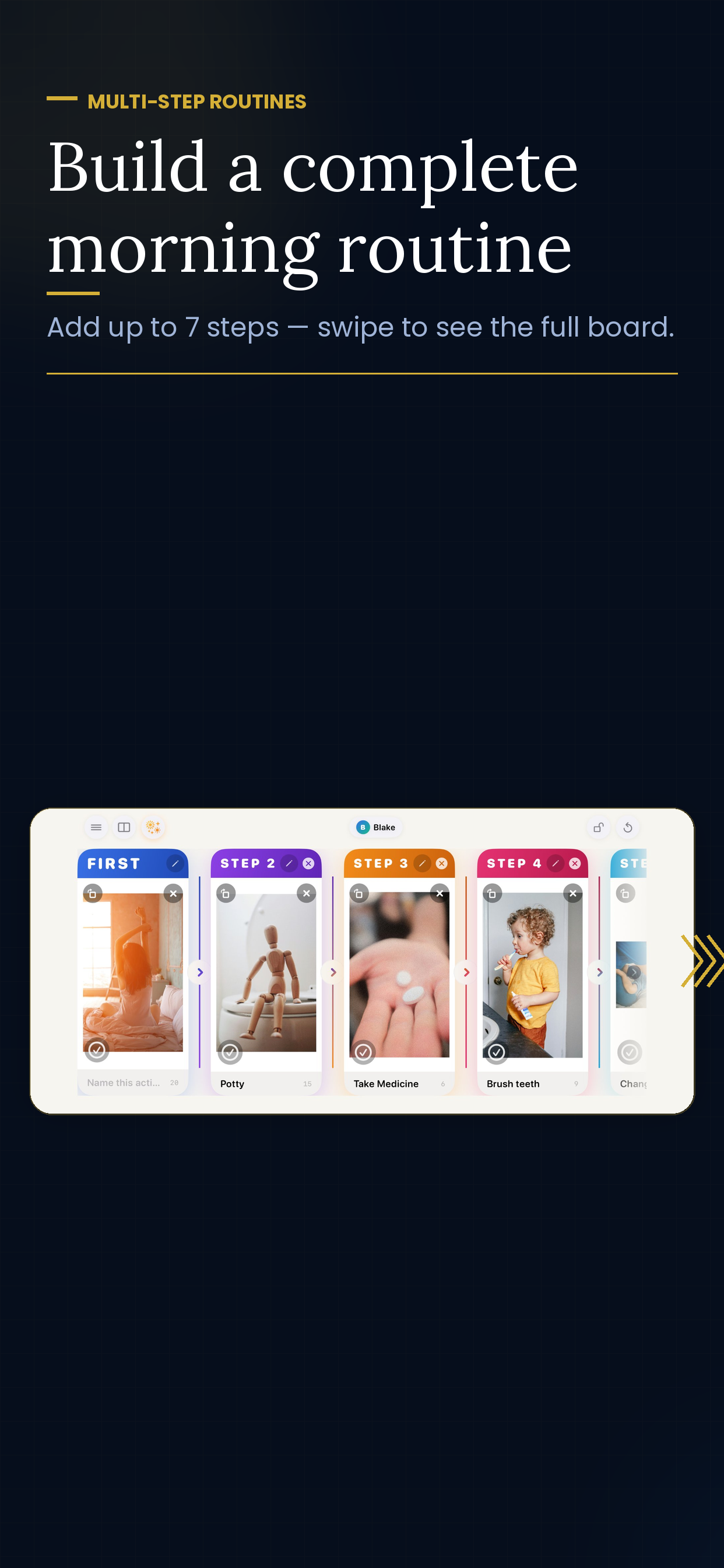 First Then Board