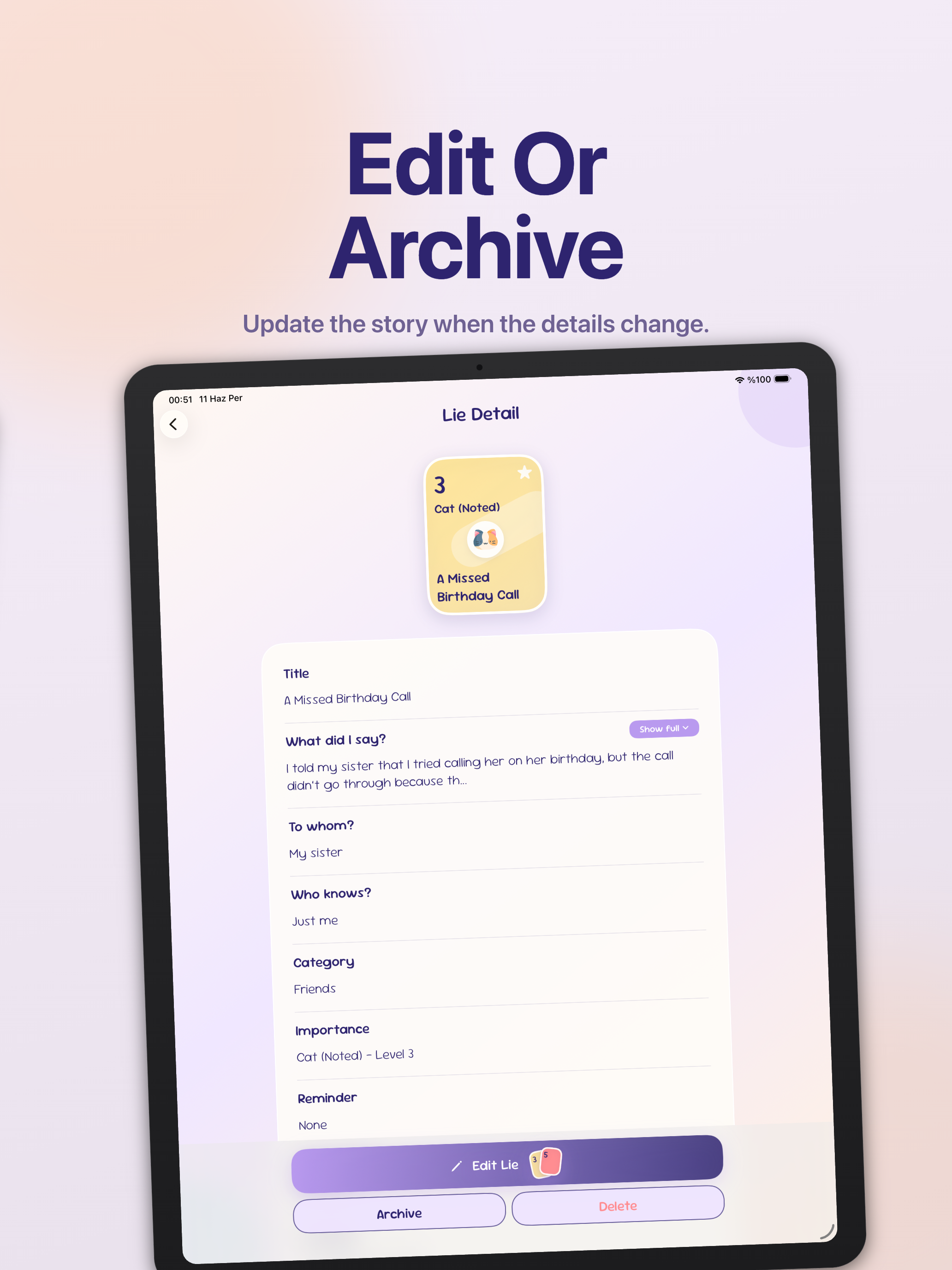 Story Keeper: Lie Tracker