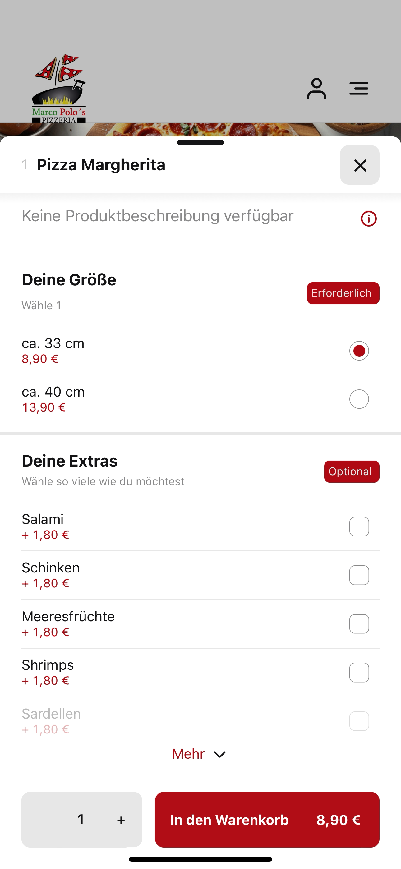 Marco Polo's Pizzeria DE screenshot 4