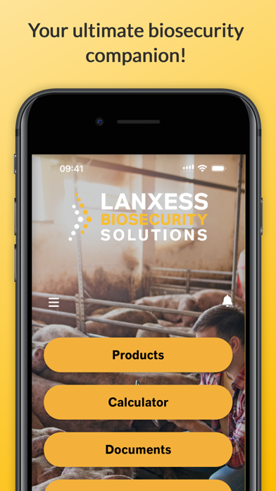 LANXESS Biosecurity Solutions Screenshot
