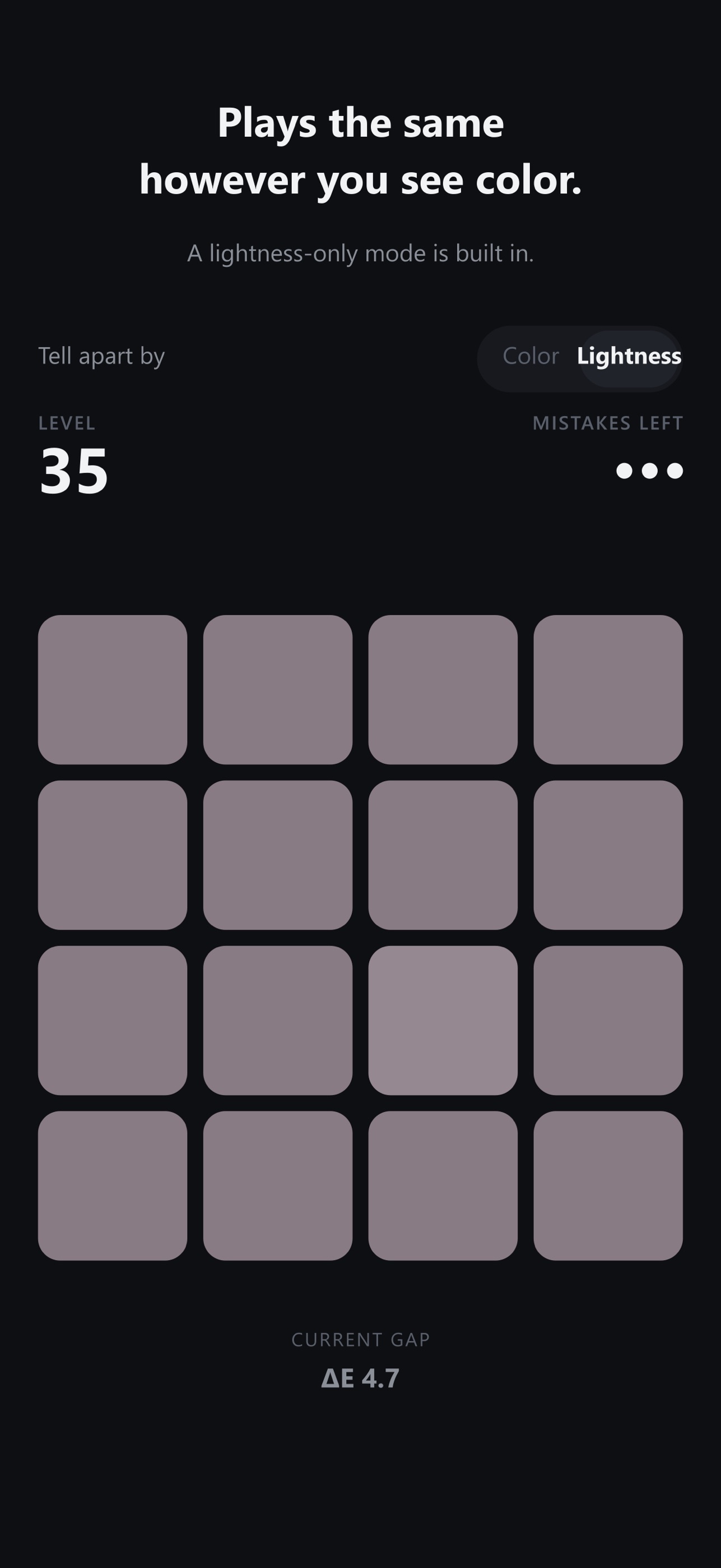 Screenshot 5 of Odd Spot — Find the Color Gap
