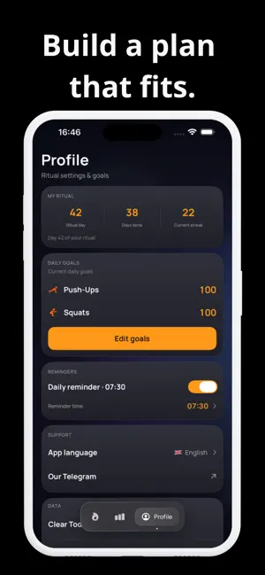 Ritual Reps: Push-Ups & Squats screenshot 3