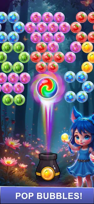 Flora Bubble Shooter Fruit Pop screenshot 4
